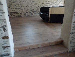 Parquet en chêne blanchi